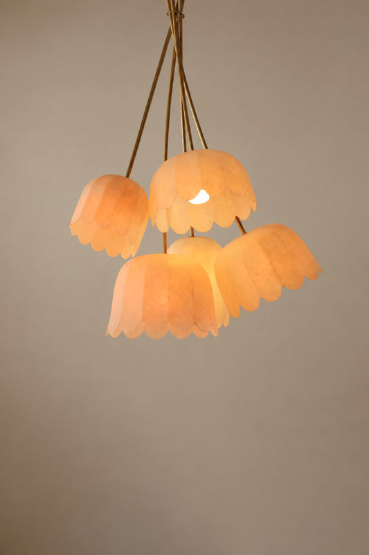 The ¨Feather¨ Pendant - Model 4            (5 shades)